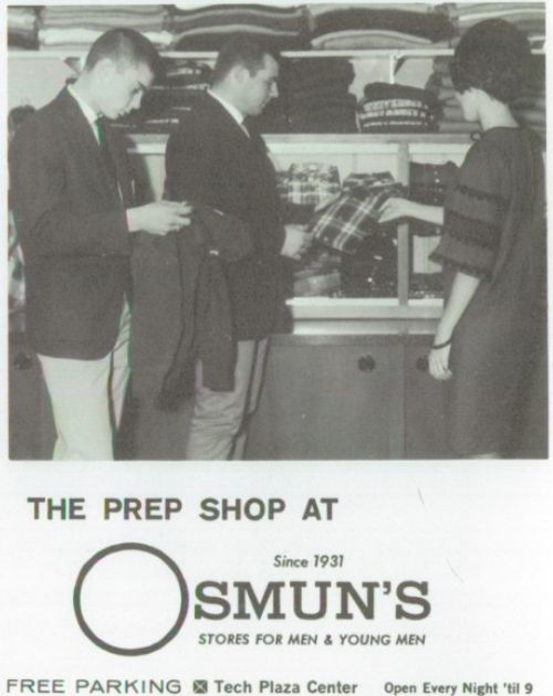 Osmuns Stores - Old Yearbook Ad (newer photo)